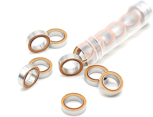 2Pcs Fishing Reel Bearings 8X12X3.5mm SMR128 2RS Stainless Steel Hybrid Ceramic Air Bearing in Saudi Arabia