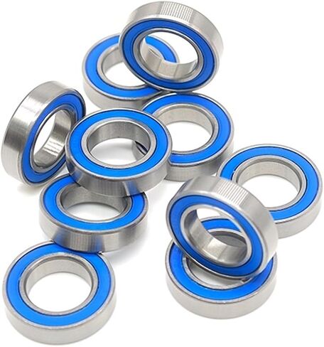 6801-2RS Bearing 12x21x5mm Double Sealed Blue Thin Section Miniature 6801 RS Ball Bearing 6801 2RS 10Pcs(6902RS 15x28x7) in Saudi Arabia