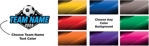 Soccer Team Banner, Futbol Team Banner - Custom Soccer Banner, Printed, Hemmed and Grommets Included in Saudi Arabia