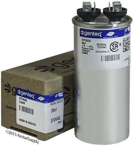 GE 97F9608-30 uf MFD 370 Volt VAC Genteq Replacement Round Run Capacitor in Saudi Arabia