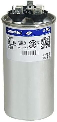 100335-11 - 45 + 5 UF MFD 370 VALT VAC - Lennox Round Dual Capacitor Upgrade in Saudi Arabia