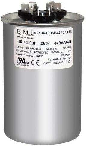 USA Replacement for Mars - Motors & Armatures 12288 45 + 5 uF MFD x 440 VAC Replacement Dual Capacitor Round in Saudi Arabia