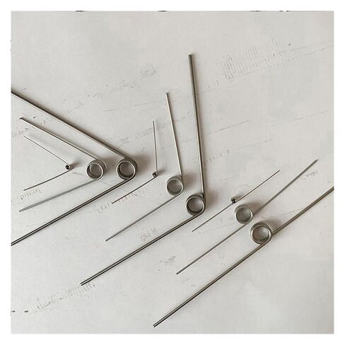 ربيع الالتواء الصغيرة على شكل V ، 10 مساءً ربيعًا يمينًا يمينًا سلكًا من الصلب الأيسر 0.4 مم من الفولاذ المقاوم للصدأ ، زاوية زنبرك على شكل حرف V 60 120 180 درجة الحجم المعدني الحجم: 3.6 مم (9 لتر) ، النمط: 5.0mm_0.4 ملم (1 in Kuwait