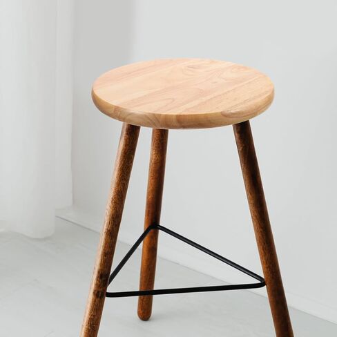 Replacement Round Stool Seat - 25cm Solid Wood Bar Stool Top Design, Wooden Cover for Home Bar, Cafe, and Counter Height Stools in Saudi Arabia