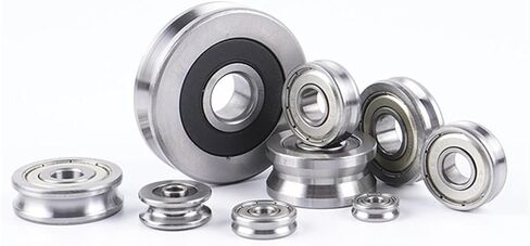 10pcs تقويم عجلة مختلطة على خط مع الأخدود تحمل U6002 15x32x9mm بكرة U نوع الأخدود (U6002-3-1) in Saudi Arabia