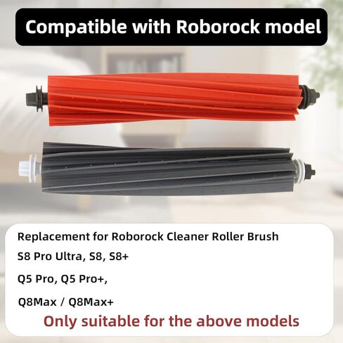2Set S8 Pro Ultra Main Brush بديل لـ Roborock S8 Pro Ultra و S8 و S8+و Q5 Pro و Q5 Pro+و Q8max و Q8max+Robot Vacuum Brush Brush in Kuwait