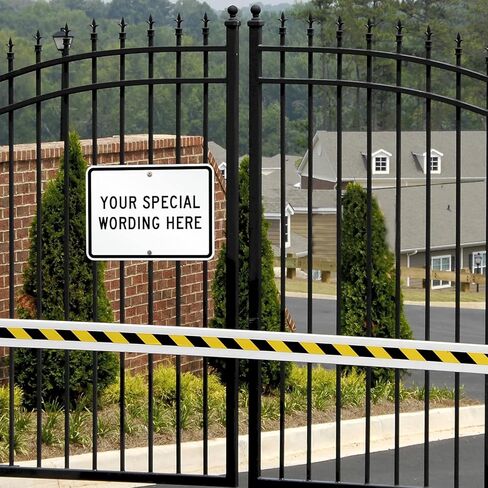 SmartSign 12"x18" Custom Sign, Add Your Text and Choose Color 63 mil Laminated Rustproof Aluminum, Fade-Proof, Personalize for Business, Home, Airbnb, Delivery, Made in USA in Kuwait