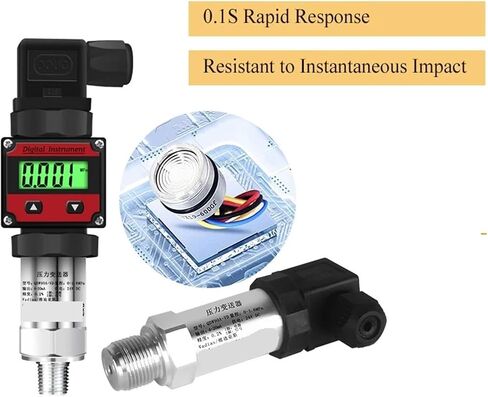 مستشعر الضغط LCD عرض ضغط الضغط -1-600BAR زيت الماء السائل 0-5V 10V RS485 محول الضغط (ناتج 0-5 فولت ، الحراسة) in Saudi Arabia