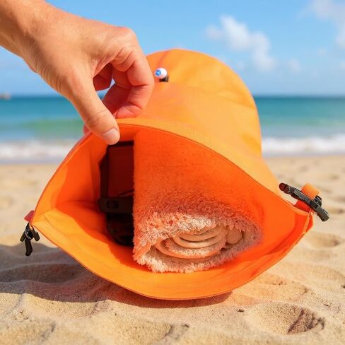 Swim Buoy & Drybag - للسباحين والمياه المفتوحة والثلاثي. سحب العوامة للبالغين والأطفال. فقاعة السباحة الإشارة البرتقالية in Saudi Arabia