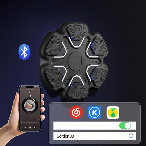 Music Boxing Machine for Adults – Wall Boxing Punching Pad, Machine Boxing Equipment for Training, Music Boxing Workout Trainer for Home or Gym in Saudi Arabia