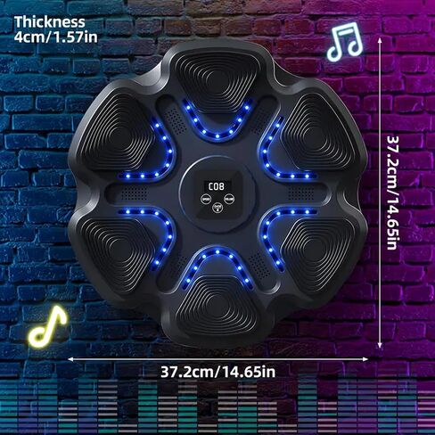 Music Boxing Machine for Adults – Wall Boxing Punching Pad, Machine Boxing Equipment for Training, Music Boxing Workout Trainer for Home or Gym in Saudi Arabia