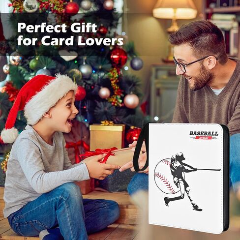 ProCase 4-Pocket Baseball Card Binder Fits 440 Cards, Sport Trading Card Album Book with 55 Sleeves for Baseball Colletible Card Holder -Medium in Saudi Arabia