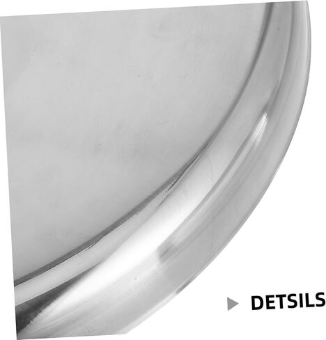 PRETYZOOM Round Chair Seat Replacement Sturdy Stainless Steel Surface for Bar Stools Canteens Beauty Salons and Home Use in Saudi Arabia