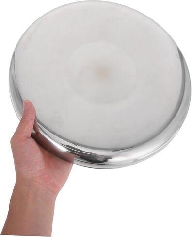 PRETYZOOM Round Chair Seat Replacement Sturdy Stainless Steel Surface for Bar Stools Canteens Beauty Salons and Home Use in Saudi Arabia