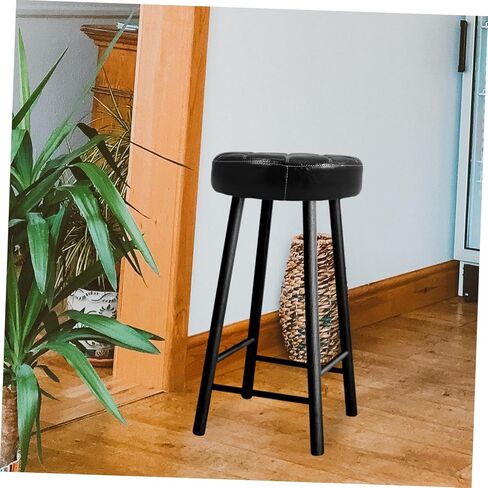 Replacement Round Stool Seating Surface Versatile Bar Stool Cushion for Home Office and Restaurant Use Crafted with Durable PU and Foam for Aesthetic Appeal and Stability in Saudi Arabia