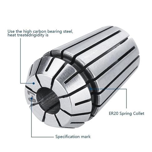 حامل الخشب 1/4 شانك بوتيد بوتيد قضيب ER16 ER20 Collet Chuck Set 1PCS (النوع 3) in Saudi Arabia