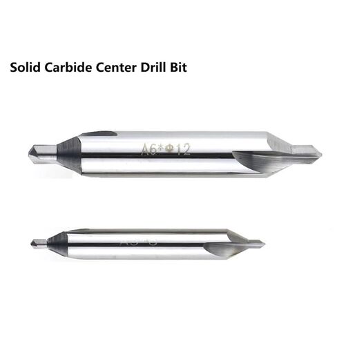 1PC A1-A6 Solid Carbide Center Drill Bits Set A Type Countersink Chamfer 60 Degree Tungsten Steel Hole Bit(A4xD8x60) in Saudi Arabia