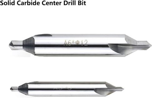 1PC A1-A6 Solid Carbide Center Drill Bits Set A Type Countersink Chamfer 60 Degree Tungsten Steel Hole Bit(A4xD8x60) in Saudi Arabia