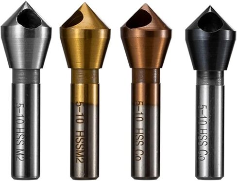 C.Tersink Drill Bits HSS M2 M35 Cobalt Deburring 90 درجة شطب من النوع 1PCs (M2 Titanium المطلية ، 10-15 ملم) in Saudi Arabia