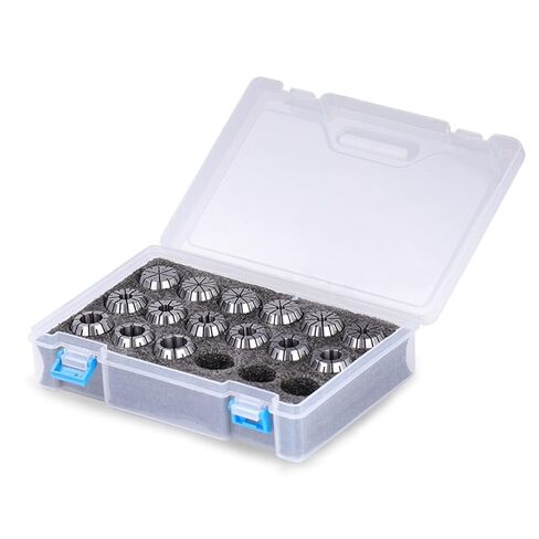 ER25 COLLET Chuck 2-16mm مع ER25 COLLET WRENCH TOOL TOUND 16PCS in Saudi Arabia