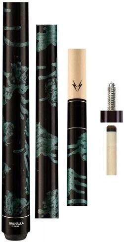 Valhalla Viking 200 Series No Wrap 2 قطعة 58 "تجمع Cue Stick + Bonus Williard Nickel Tip Tool in Kuwait