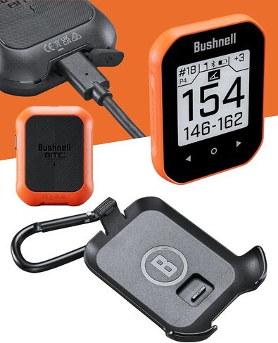 Wearable4u Bushnell Phantom 3 Slope GPS Golf Orange مع تقنية المنحدر ، وشاشة تعمل باللمس ، وعربة مغناطيسية مع بنك كهربائي وحزمة منشفة in Saudi Arabia