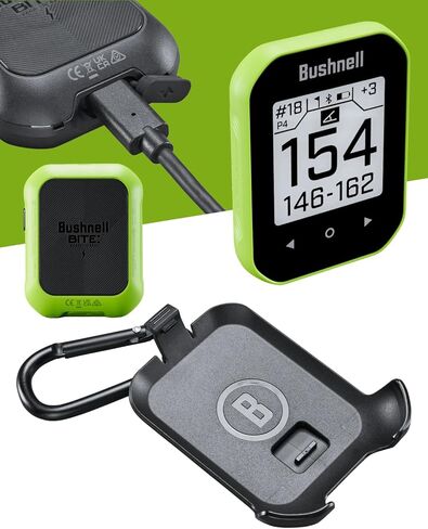 Wearable4u Bushnell Phantom 3 Slope GPS Golf Orange مع تقنية المنحدر ، وشاشة تعمل باللمس ، وعربة مغناطيسية مع بنك كهربائي وحزمة منشفة in Saudi Arabia