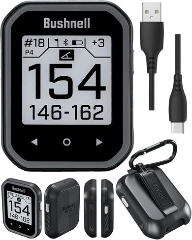 Wearable4u Bushnell Phantom 3 Slope GPS Golf Orange مع تقنية المنحدر ، وشاشة تعمل باللمس ، وعربة مغناطيسية مع بنك كهربائي وحزمة منشفة in Saudi Arabia