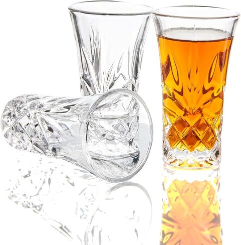 Tequila Glasses Heavy Base Shot Glass Cordial Glasses 2 OZ (Set of 6) in Saudi Arabia