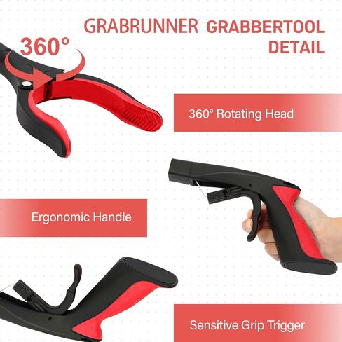 أداة Grabber Reacher - 32 "أداة Recker Grabber مع رأس مغناطيسي ودوار قوي - FDA مسجلة للخدمة الشاقة في التقاط العصي لكبار السن ، والقمامة ، واستعادة الجراحة يجب أن يكون الهدايا (الأرجواني) in Saudi Arabia