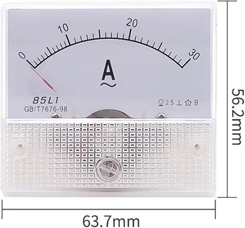 85L1-A AC AC AMP METER METER METER REAGERATION RANGE 75A 5A 10A 15A 20A 30A 50A 100A 200A 300A 1PCS (5A) in Saudi Arabia