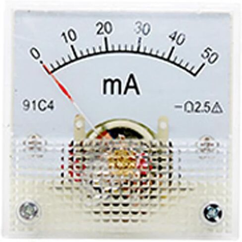 91C4- MA DC Pointer Type Milliammeter 1mA 5mA 10mA 50mA 100mA Analog Mechanics Plate Table Ammeter 1Pcs(10A) in Saudi Arabia