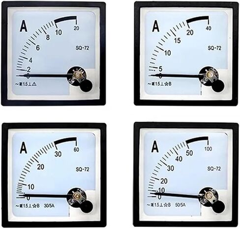 SJ-72 CP-72 SQ-72 CZ-72 AC 1A 5A 10A 20A 30A 40A 50A Analog Panel Meter Ammeter Amperemeter 1Pcs(400(5A)) in Saudi Arabia