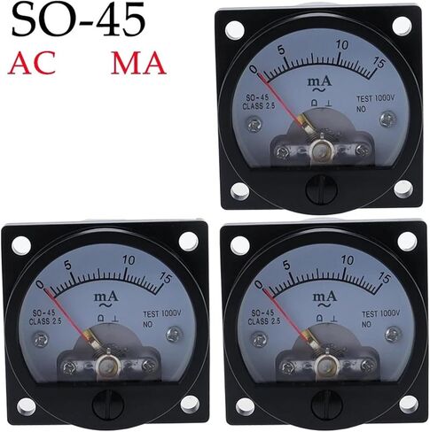 SO-45 AC MA AMMETER POINTER ANSTRICAL CIRNAG CINCLURE SARINE SENCHERS TERST 1PCS (300MA) in Saudi Arabia