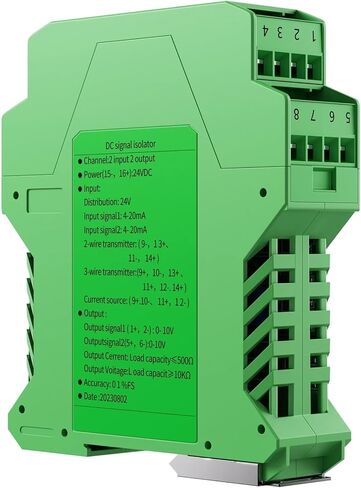 Signal Isolator 4-20mA 0-10V Signal Converter 1 in 1 Out 2 in 2 Out 4 to 20mA 0 to 10V Signal Isolator(1 in 4 Out,Output 1-5V_Input 0-5V_DC24V) in Saudi Arabia