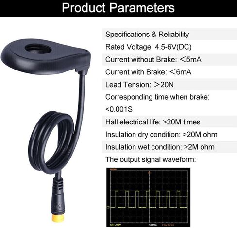 دراجة إلكترونية للدراجة الكهربائية PAS PAS Assist Assor 12 Magnets Maint Side Hall Speed ​​Sensor for Hub Motor and Electric Bike ، Sensor Pike Assistant Sensor in Saudi Arabia