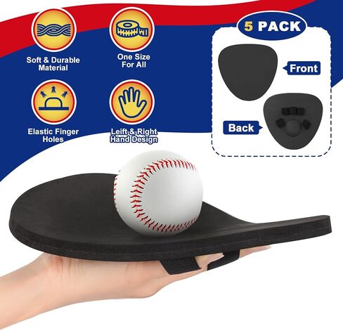 لعبة البيسبول والكرة اللينة القفاز الميداني ، مدرب الرغوة ، قفاز التدريب على اليدين فطيرة البيسبول القفازات المعدات للشباب البالغين الضرب in Kuwait