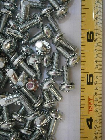 New Pack of Machine Screw 10-32 x 1/2 Phillips Pan Head Ext Steel Zinc Lot of 75#2820 Multi-Purpose Comprehensive Hardware Fastener Assortment Kit WnyNEH05271 in Saudi Arabia