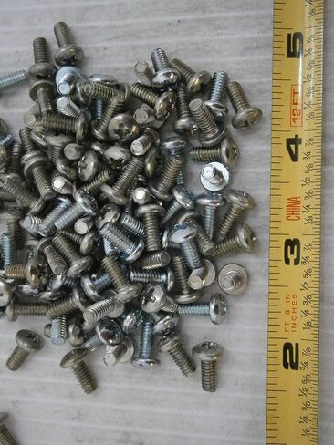 New Pack of Machine Screws 8-32 x 3/8 Phillips Pan Head Steel Zinc Lot of 100#2185 Multi-Purpose Comprehensive Hardware Fastener Assortment Kit WnyNEH04516 in Saudi Arabia