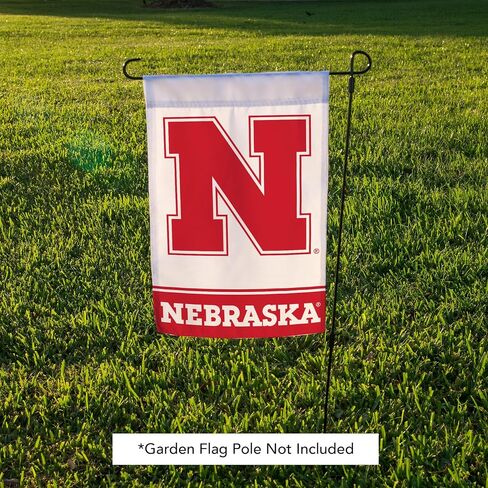 Desert Cactus University of Nebraska Un Garden Flag - 19 × 12 بوصة لافتة نبراسكا كورنهوسكرز ، للعرض في الهواء الطلق والأحداث (التصميم ب) in Saudi Arabia