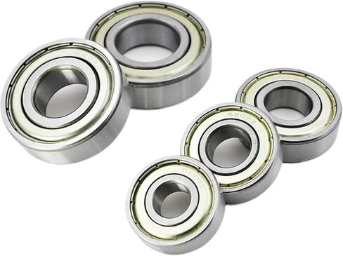 2pcs تحمل 6200 6201 6202 6203 6204 6205 2Z ZZ 6200ZZ 6201ZZ 6202ZZ 6205ZZ Chrome Steel Groove Ball Bealings (6201zz 12x32x10mm) in Saudi Arabia