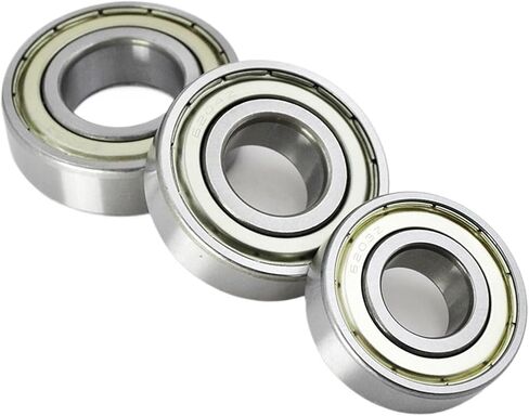 2pcs تحمل 6200 6201 6202 6203 6204 6205 2Z ZZ 6200ZZ 6201ZZ 6202ZZ 6205ZZ Chrome Steel Groove Ball Bealings (6201zz 12x32x10mm) in Saudi Arabia