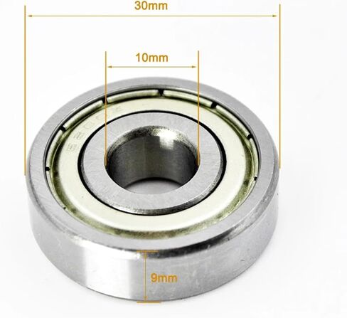 2pcs تحمل 6200 6201 6202 6203 6204 6205 2Z ZZ 6200ZZ 6201ZZ 6202ZZ 6205ZZ Chrome Steel Groove Ball Bealings (6201zz 12x32x10mm) in Saudi Arabia