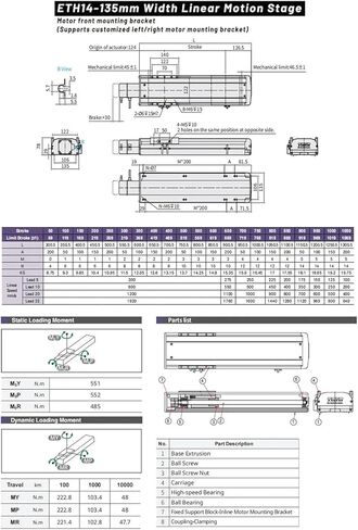 Semi Closed Linear Module Linear Motion Stage Dust Proof Enclosed Sliding TablePrecision Dust Proof Replace X/Y Z Axis(Stroke 750mm) in Kuwait