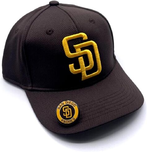 San Diego Baseball Youth Kids Hat Adjustable MVP Classic Embroidered Team Logo Cap (Brown) in Saudi Arabia