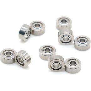 MR62ZZ Bearing 2X6X2.5mm Miniature MR62 ZZ Ball Bearings Chrome Steel Quality R-620 W52 10Pcs(MR137ZZ 7x13x4) in Saudi Arabia