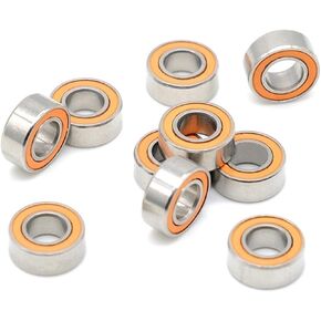 10Pcs 5X10X4mm SMR105RS Ceramic Bearing Miniature RC Motor SMR105-2RS Ball Bearings Ceramic in Kuwait