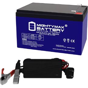 Mighty Max Battery 12V 12AH GEL F2 Replacement Battery Compatible With Sea-Doo Sea Scooter 12V GTI EXT. + 12V Charger in Saudi Arabia