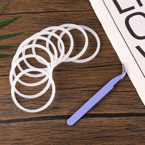 BOXOB 8pcs Replacement Gasket for Hydro Flask Wide Mouth Flip Lid Cap, Silicone O Ring Gasket Leak-Proof Seal Stoppers with Tweezers for 12/16/24/32/40oz Water Bottles in Saudi Arabia