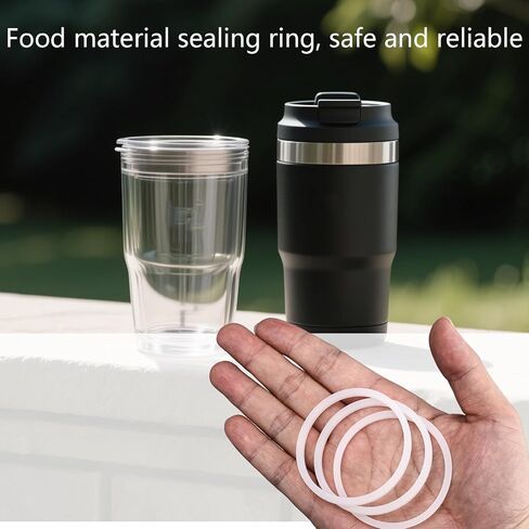 BOXOB 8pcs Replacement Gasket for Hydro Flask Wide Mouth Flip Lid Cap, Silicone O Ring Gasket Leak-Proof Seal Stoppers with Tweezers for 12/16/24/32/40oz Water Bottles in Saudi Arabia